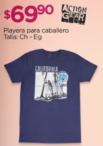 Chedraui ACTION GEAR Playera para caballero Talla: Ch - Eg oferta