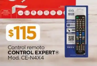 Chedraui Control remoto CONTROL EXPERT Mod. CE-N4X4 oferta