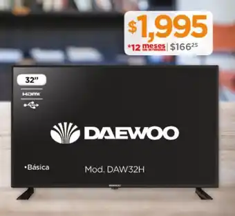 Chedraui DAEWOO Mod. DAW32H oferta