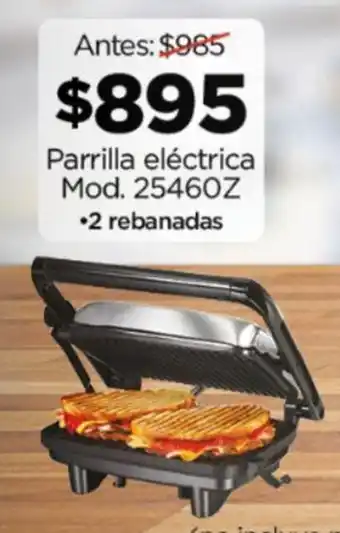 Chedraui Hamilton Beach Parrilla eléctrica Mod. 25460Z oferta