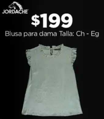 Chedraui JORDACHE Blusa para dama Talla: Ch - Eg oferta