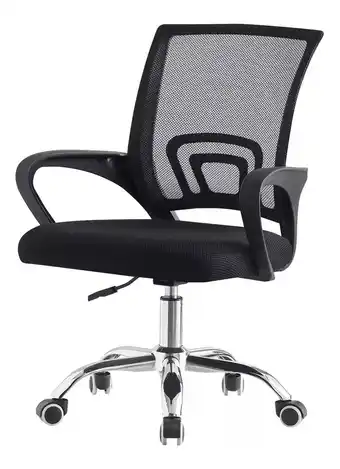 Mercado Libre Sillas Oficina Escritorio Ejecutiva Negro MelShop Home Office Altura Ajustable Regulable Para Negocios Con Rueditas Estudio E oferta