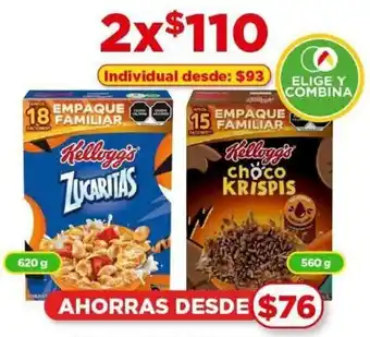 Kellogg's ZUCARITAS 620 g - Kellogg's choco KRISPIS 560 g