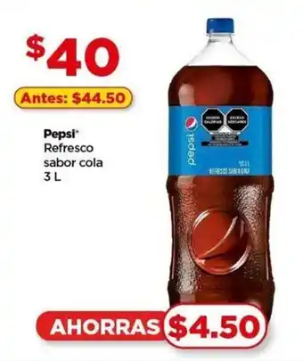 Bodega Aurrerá Pepsi Refresco sabor cola 3L oferta