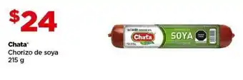 Bodega Aurrerá Chata Chorizo de soya 215 g oferta