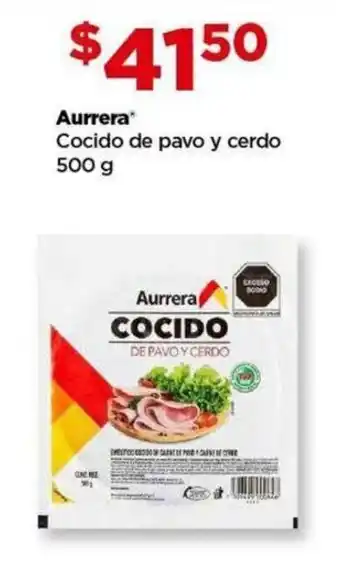 Bodega Aurrerá Aurrera Cocido de pavo y cerdo 500 g oferta