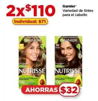 Bodega Aurrerá Garnier Variedad de tintes para el cabello x 2 oferta