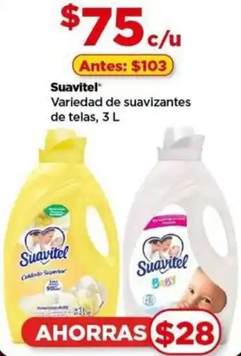 Suavitel Variedad de suavizantes de telas, 3L