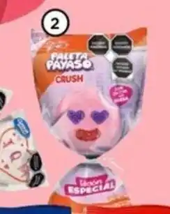 Paleta Payaso Crush Paleta de malvavisco edición especial 45 g