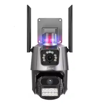 Mercado Libre Cámara de Seguridad Wifi 2.4G Exterior 6MP Doble Lente Impermeable IP67 Seguimiento de Movimiento Audio Bidireccional Visión oferta