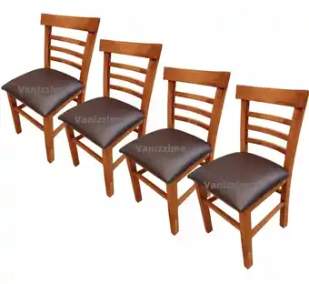 Mercado Libre Silla de comedor Vanizzimo Muebles Vanizzimo Valery Coqueta, estructura color cannon, 4 unidades oferta