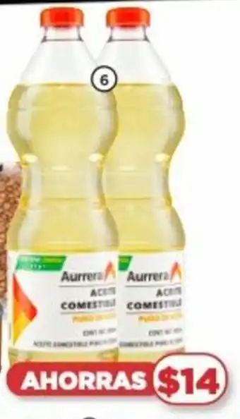 Bodega Aurrerá Aurrera Aceite comestible puro de soya 800 ml x 2 oferta