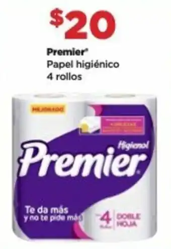 Premier Papel higiénico 4 rollos