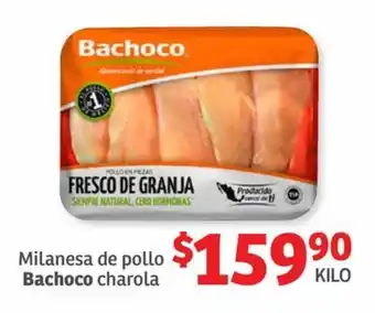 Soriana Híper Milanesa de pollo Bachoco charola, kilo oferta