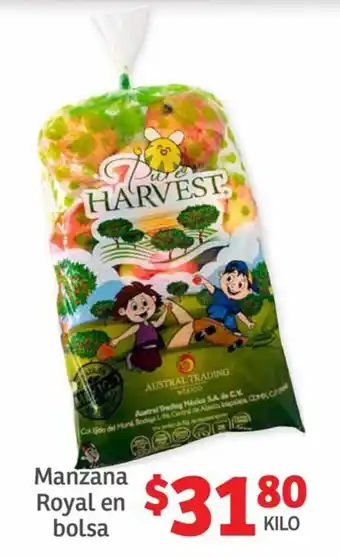 Soriana Híper Manzana Royal en bolsa, kilo oferta