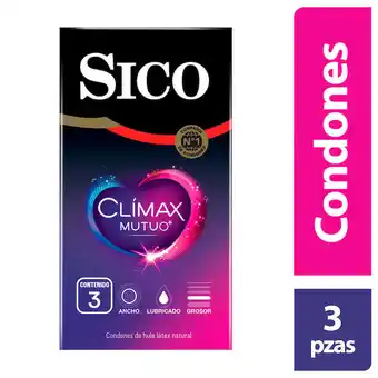 Farmacia San Pablo Sico Clímax Mutuo Condones Retardantes Texturizados oferta