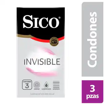 Farmacia San Pablo Sico Invisible Condones Ultra Delgados oferta