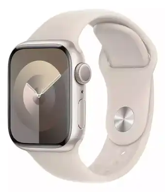 Mercado Libre Apple Watch Series 9 GPS • Caja de aluminio blanco estelar de 45 mm • Correa deportiva blanco estelar - S/M - Distribuidor Au oferta