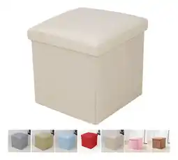 Puff Silla Cubo Organizador Plegable Con Cajón Almacenador
