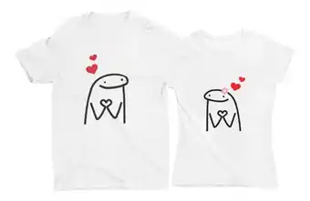 Mercado Libre Playeras Dúo Pareja Para Novios Esposos Flork Enamorado oferta