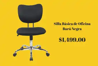 OfficeMax Silla Básica de Oficina Barú Negra oferta