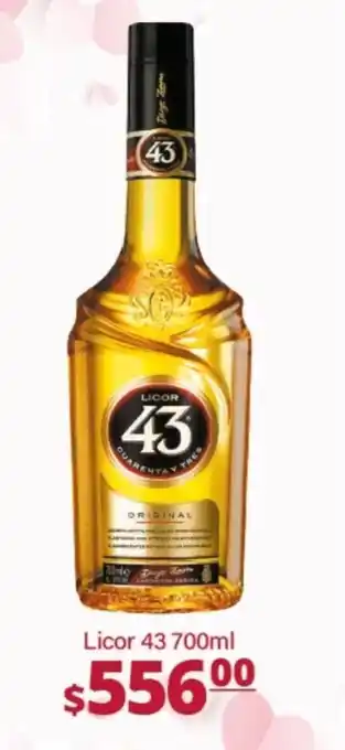 La Comer Licor 43 700ml oferta