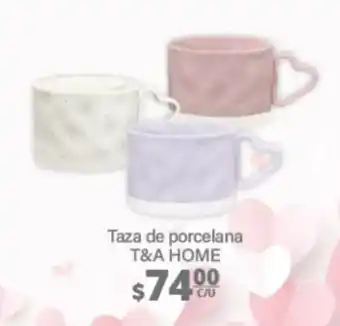 La Comer Taza de porcelana T&A HOME oferta