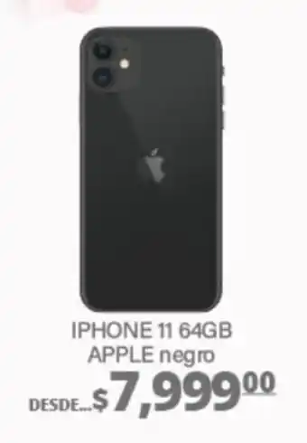 IPHONE 11 64GB APPLE negro