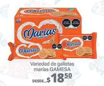 Variedad de galletas marías GAMESA