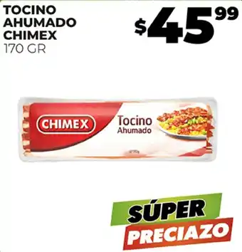 Merco TOCINO AHUMADO CHIMEX 170 GR oferta