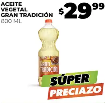 ACEITE VEGETAL GRAN TRADICIÓN 800 ML