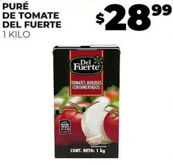 PURÉ DE TOMATE DEL FUERTE 1 KILO