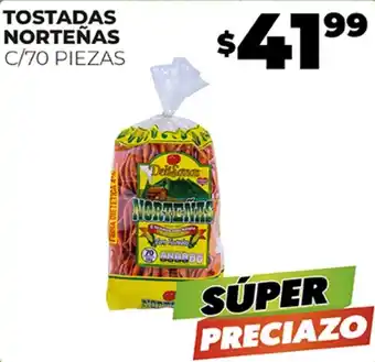 Merco TOSTADAS NORTEÑAS C/70 PIEZAS oferta
