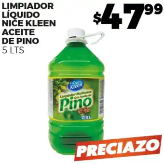 Merco LIMPIADOR LÍQUIDO NIČE KLEEN ACEITE DE PINO 5 LTS oferta