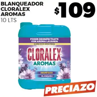 Merco BLANQUEADOR CLORALEX AROMAS 10 LTS oferta