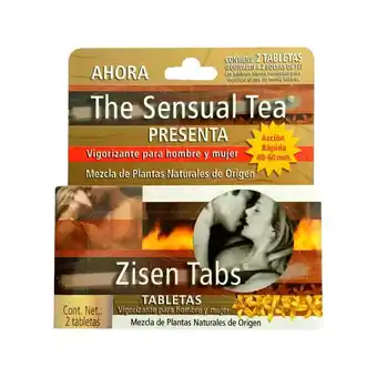 Farmacia San Pablo The Sensual Tea Zisen Tabs Vigorizante Natural Para Hombre Y Mujer oferta