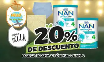 Merco MARCA BASHAY FORMULA NAN 4 oferta