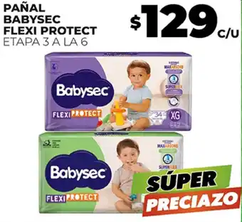 Merco PAÑAL BABYSEC FLEXI PROTECT ETAPA 3 A LA 6 oferta