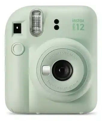 Mercado Libre Fujifilm Cámara Instax Mini 12 Selfie Oficial Fuji* Color Verde oferta