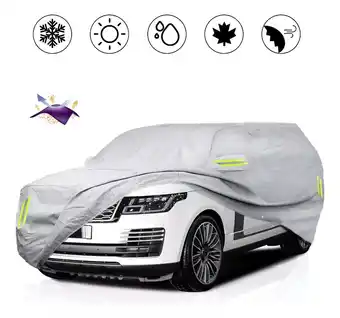 Mercado Libre Cubierta Funda De Coche Impermeable Para Auto Suv Jeep 5.4m oferta