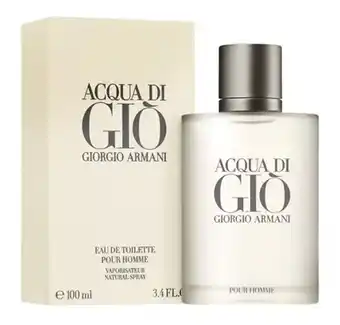 Mercado Libre Giorgio Armani Acqua di Giò Eau de toilette 100 ml para hombre oferta