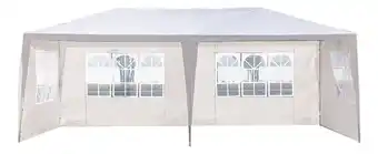 Mercado Libre Gazebo plegable GARDECOR CARP-01 6m x 3m x 2.5m - blanco oferta