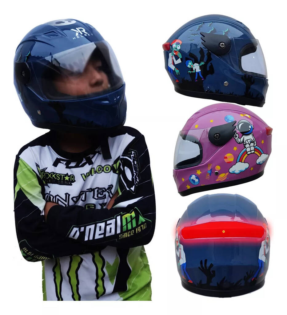 Cascos de moto online para niños mercado libre