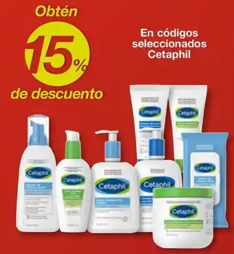 En códigos seleccionados Cetaphil