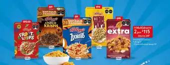 Walmart Variedad de cereales Kellogg's x 2 oferta