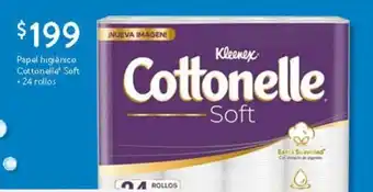 Walmart Papel higiênico Cottonelle Soft + 24 rollos oferta