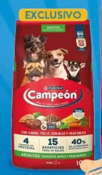 Alimento para perro Purina Campeón 10 kg