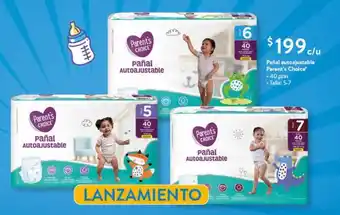 Walmart Pañal autoajustable Parent's Choice 40 pzas oferta