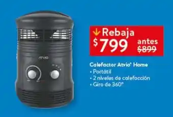 Walmart Calefactor Atvio Home oferta