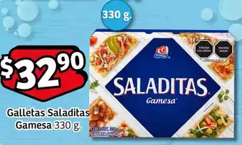 Soriana Mercado Galletas Saladitas Gamesa 330 g. oferta